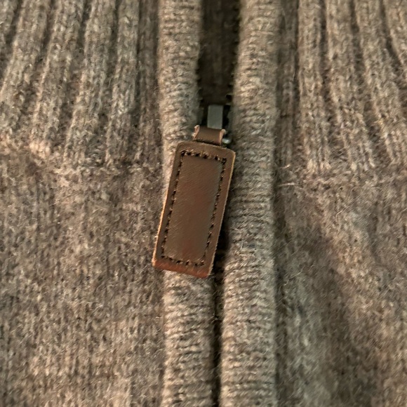 J.Crew lambswool quarter zip mock neck sweater. - Picture 4 of 12